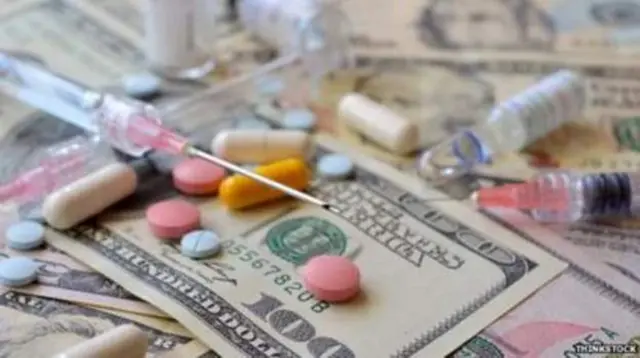 The pharmaceutical industry generates high profit margins in any currency