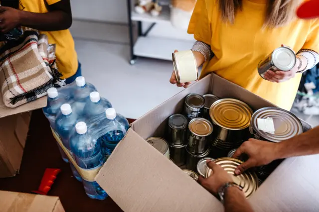 Stock food bank image