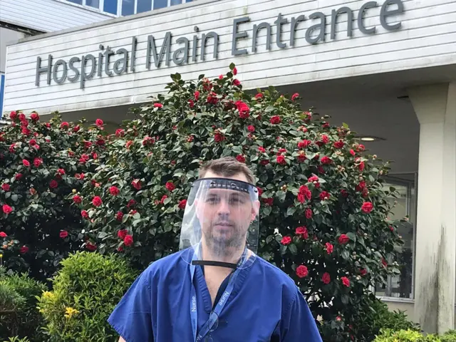 Nurse in facemask