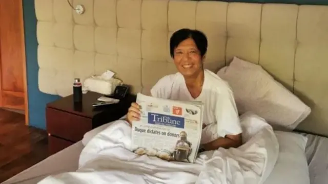 Ferdinand "Bongbong" Marcos Jr in bed