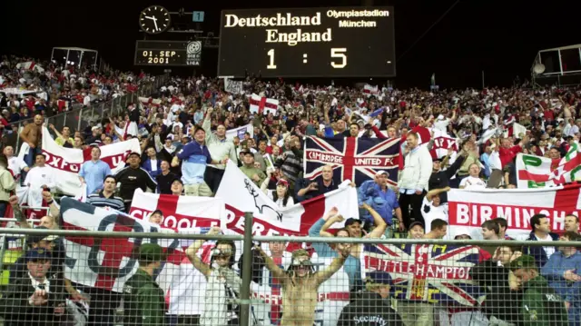 Scoreboard at Munich’s Olympiastadion