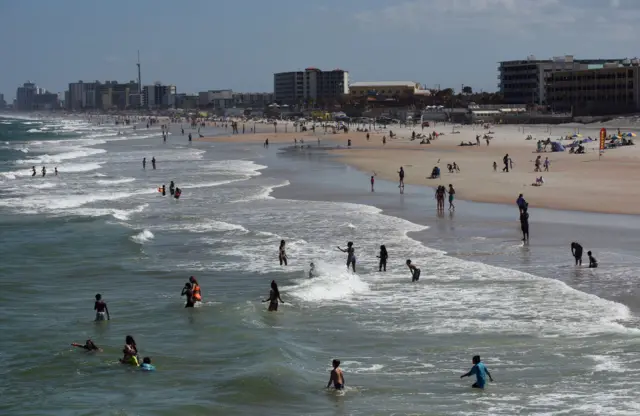 Daytona Beach, Florida, pictured on 20 March