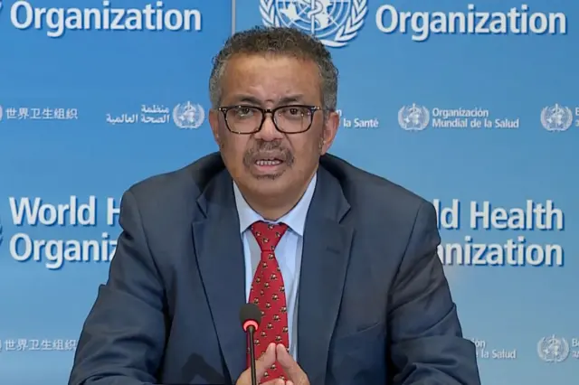 WHO Chief Tedros Adhanom Ghebreyesus