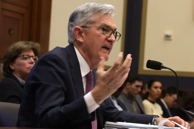 US Fed Chairman Jerome Powell