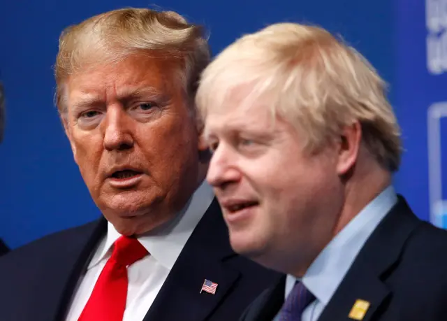 Donald Trump and Boris Johnson