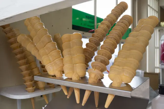 ice cream cones