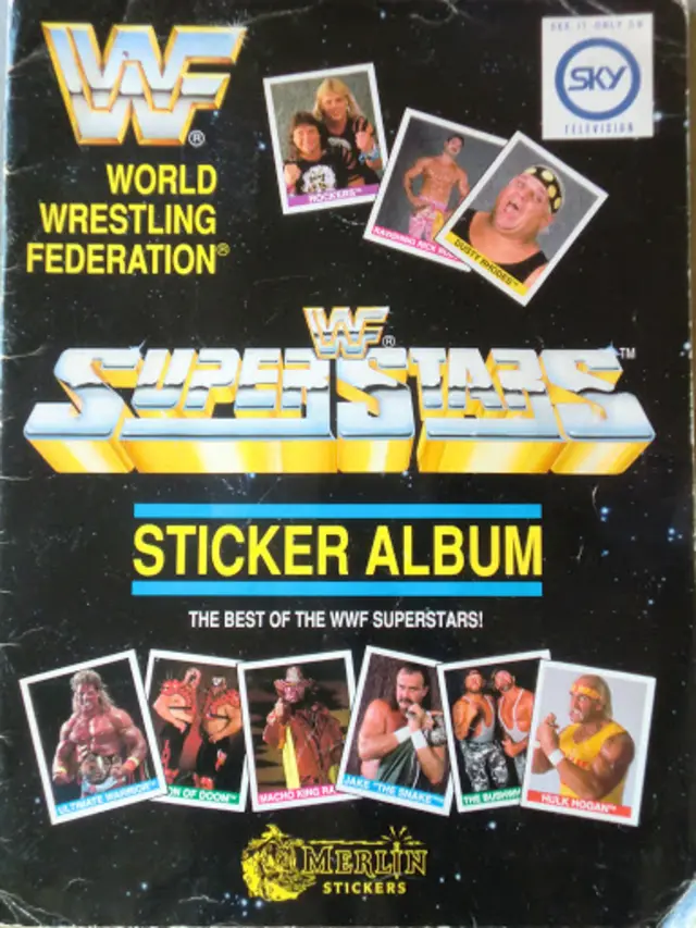 WWF sticker album 1990