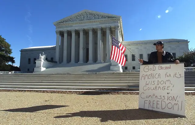 The US Supreme Court building