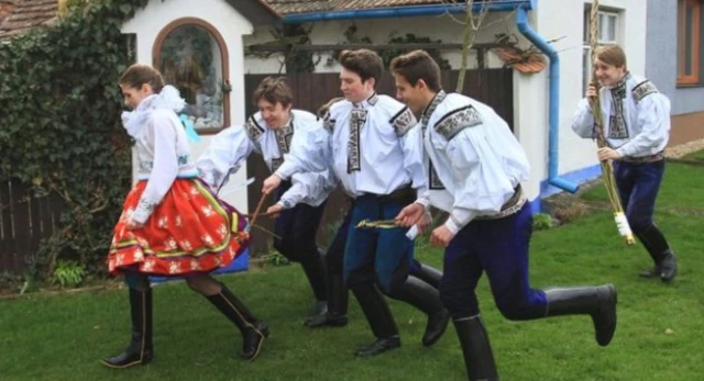 Easter Monday ritual in the Czech Republic