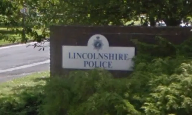 Lincolnshire Police HQ sign