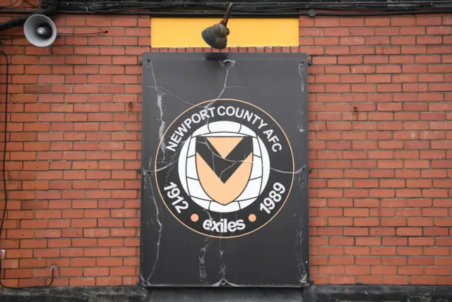 Newport county sign