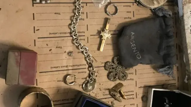 Suspected stolen items