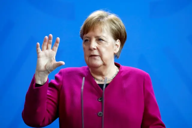 File pic Angela Merkel