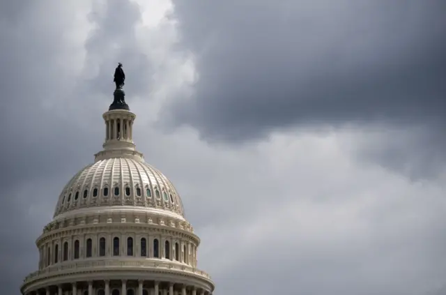 The US Capitol is seen in Washington, DC