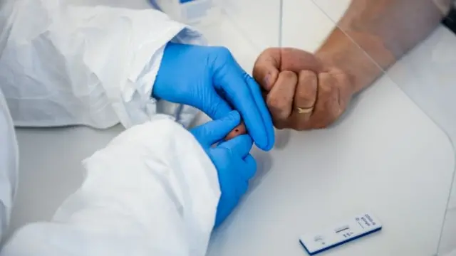 Pin prick antibody testing for coronavirus