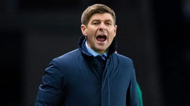 Rangers manager Steven Gerrard