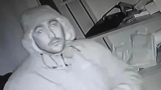 The CCTV image of a man