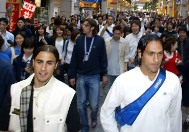 Fabio Cannavaro (left) and Alessandro Nesta: