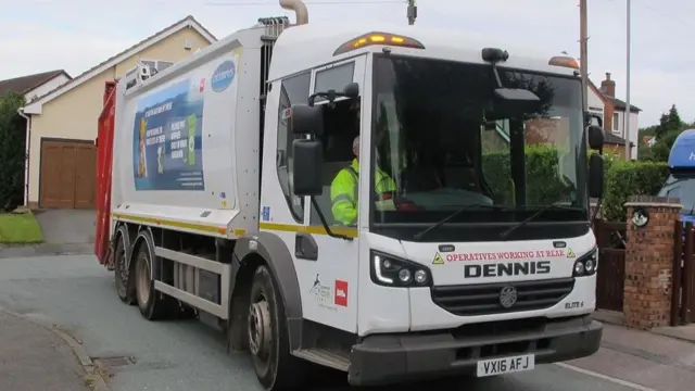 Bin lorry in Cannock