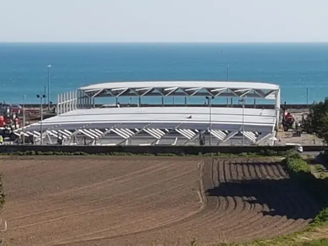 Nightingale hospital under construction