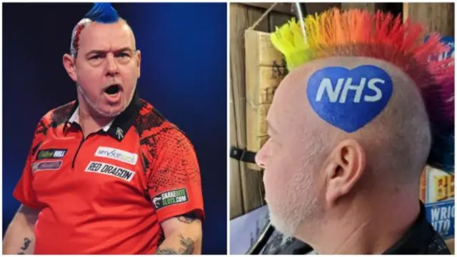 World darts champion Peter Wright