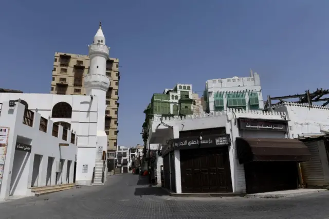 The Red Sea city of Jeddah pictured on 2 April