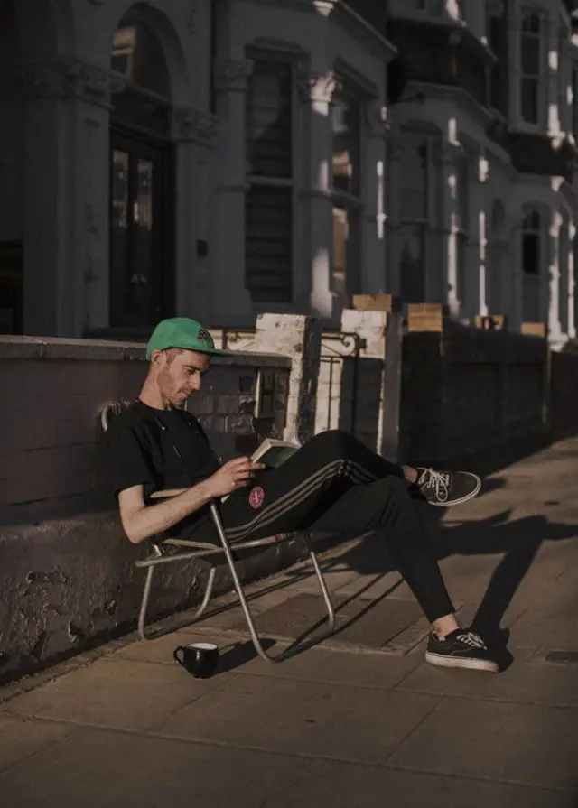 Man sitting on chair