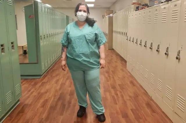 Hospital cleaner Candice Martinez