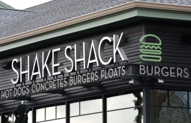 A restaurant belonging to US burger company Shake Shack