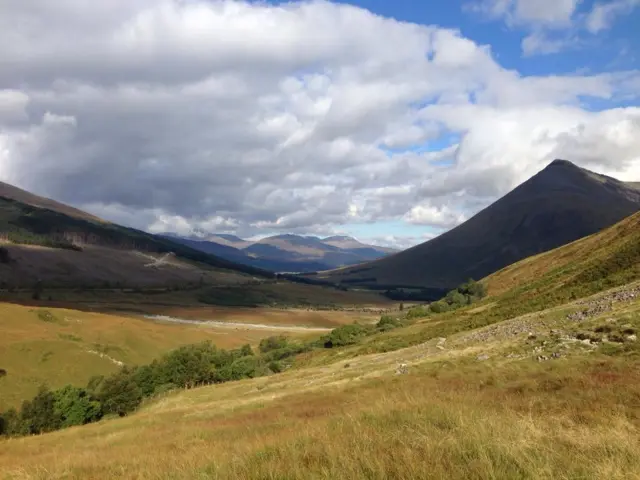 West highland way between Tyndrum and Bridge of Orchy,