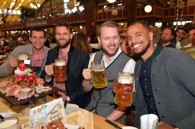 FC Bayern Muenchen Basketball Attends Oktoberfest 2019