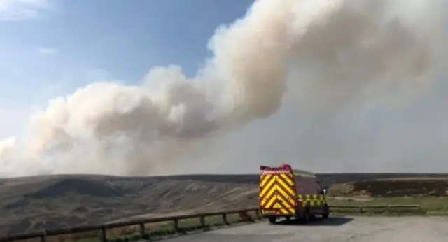 Marsden Moor fire