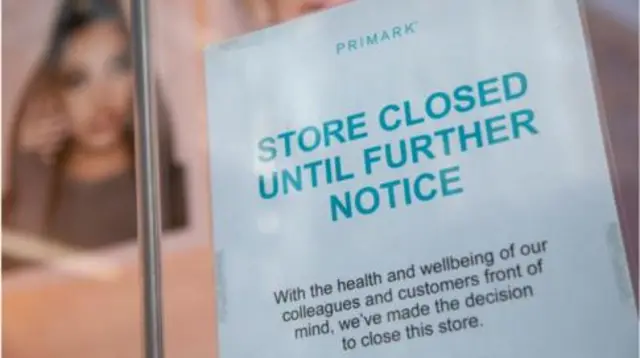 Primark closed