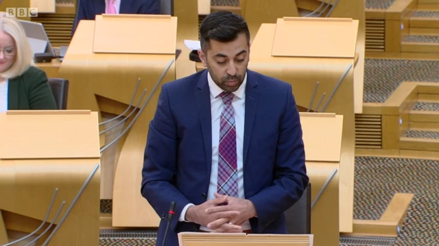 Justice Secretary Humza Yousaf