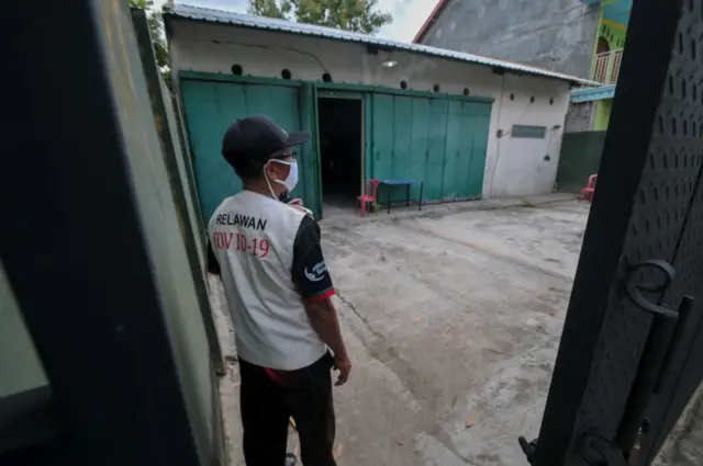 Quarantine facility in Sragen, Indonesia