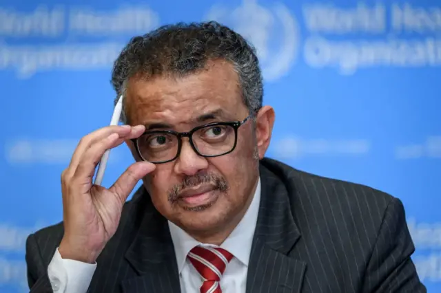 WHO Director-General Tedros Adhanom Ghebreyesus