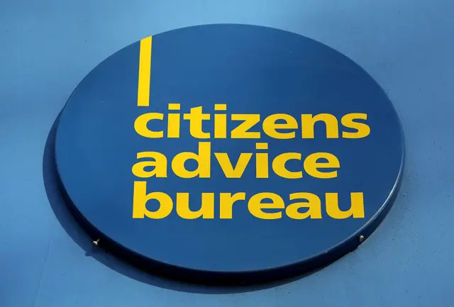 Citizens Advice Bureau sign