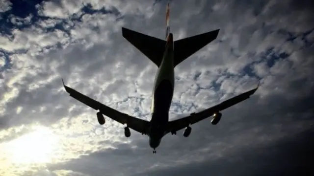 generic image showing British Airways flight in the air