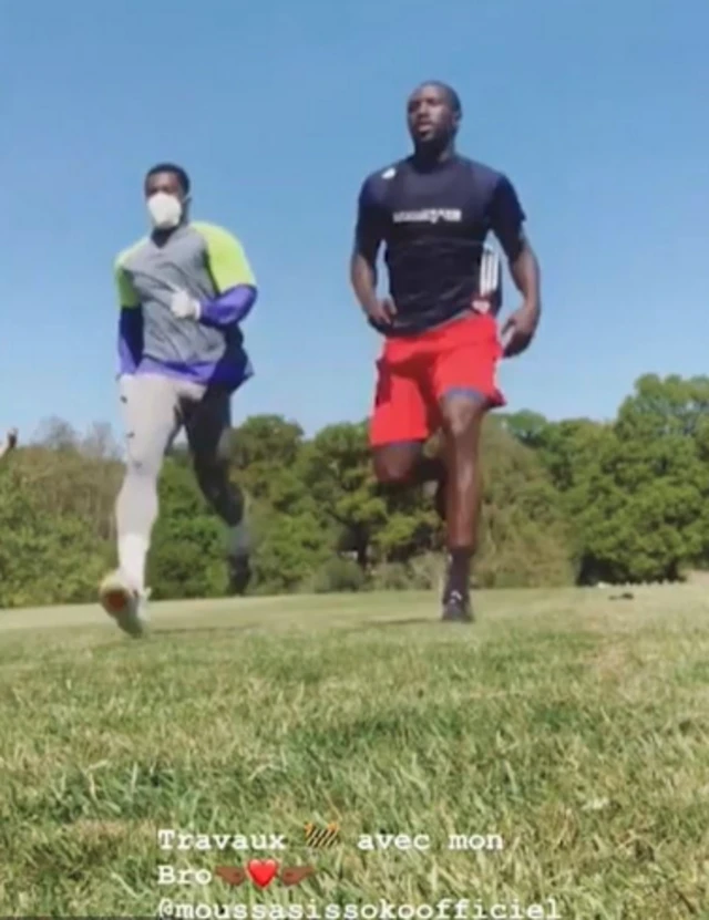 Serge Aurier and Moussa Sissoko