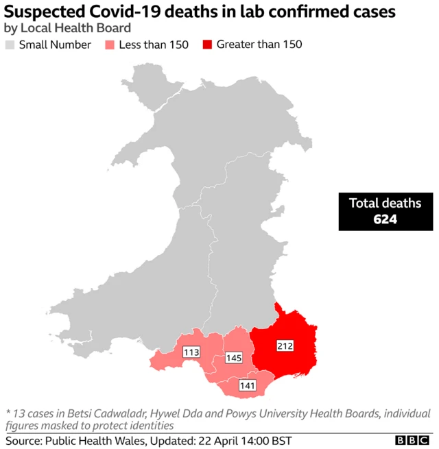 This map shows suspected coronavirus deaths in confirmed cases