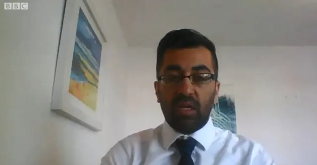 Justice Secretary Humza Yousaf