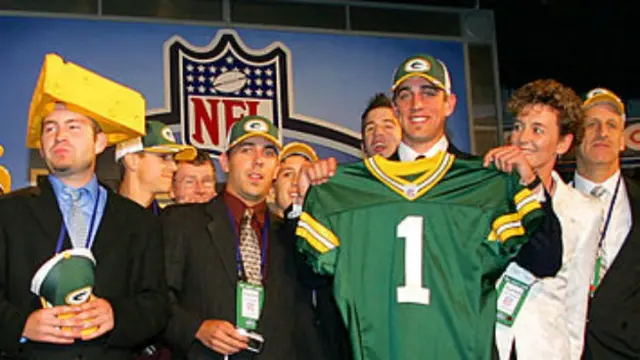 Aaron Rodgers at the 2005 NFL draft