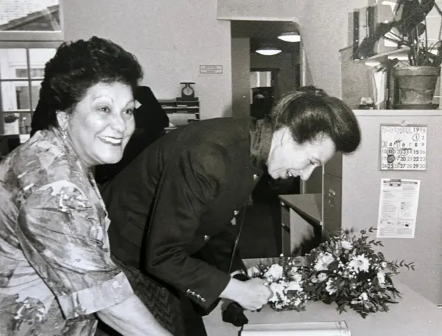 Sophie Fagan with Princess Anne