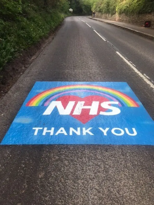 NHS sign