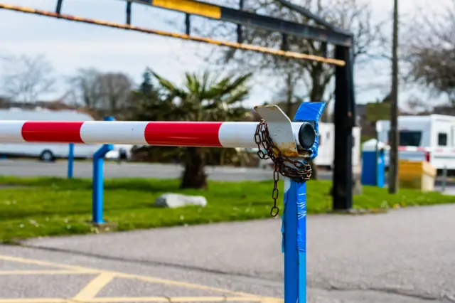 locked gate