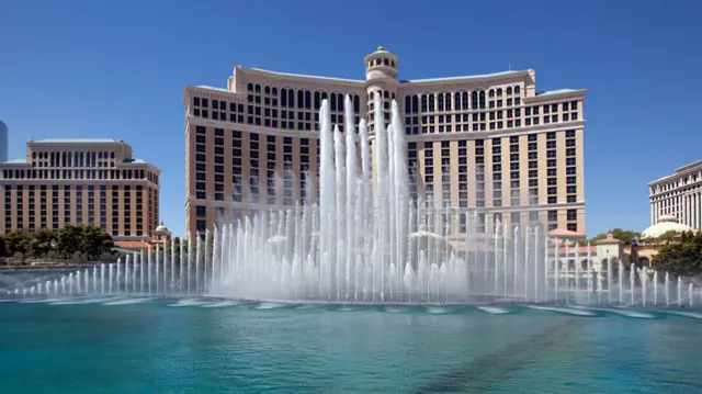 Bellagio Hotel fountains