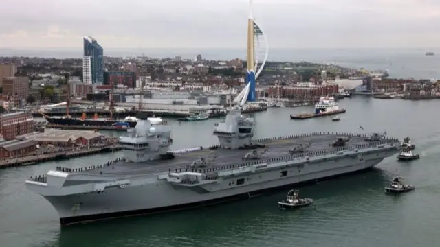 HMS Queen Elizabeth (file photo)