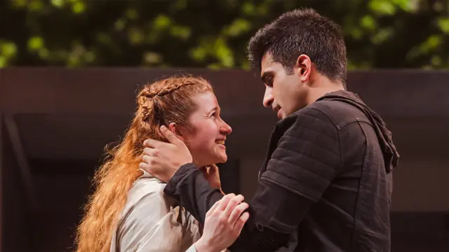 Bally Gill and Karen Fishwick as Romeo and Juliet