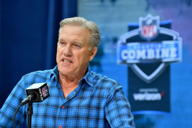 John Elway at the 2020 NFL Combine