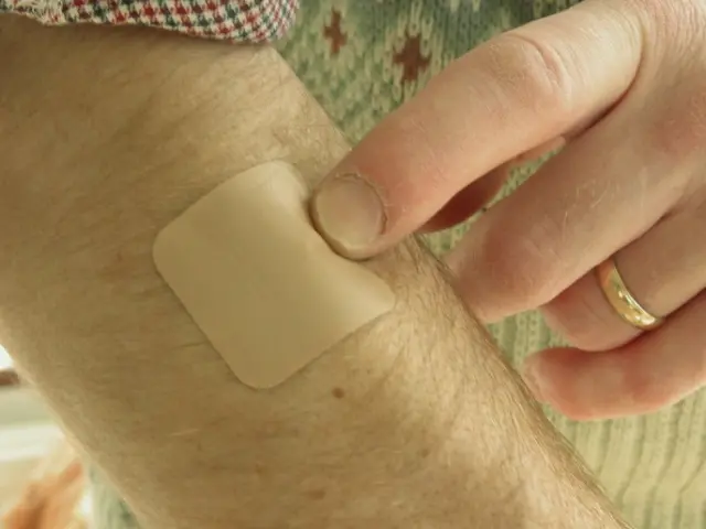 A nicotine patch